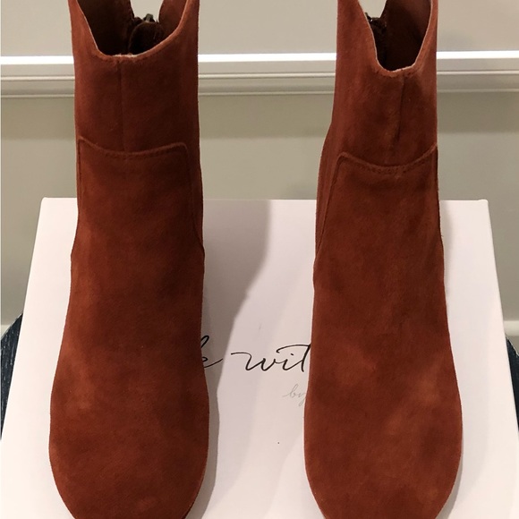 Coldwater Creek Suede Wedge Boots - Picture 3 of 5